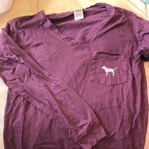 VS Pink long sleeve shirt